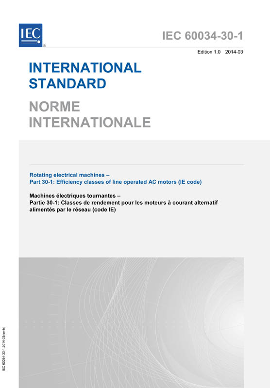Cover IEC 60034-30-1:2014